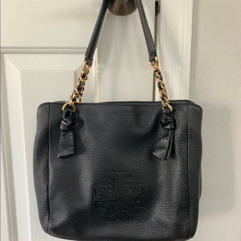 Tory Burch Black Leather Crossbody Bag